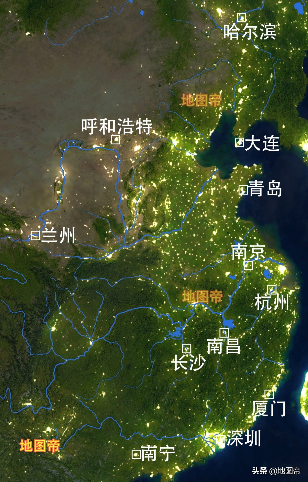 中国十二大干线机场(中国12大干线机场分布一览表)插图