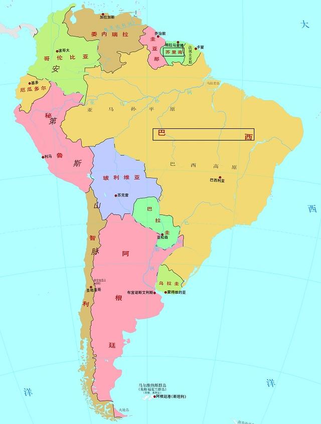 南美洲最小的国家是什么国家(领土最小国家)插图2