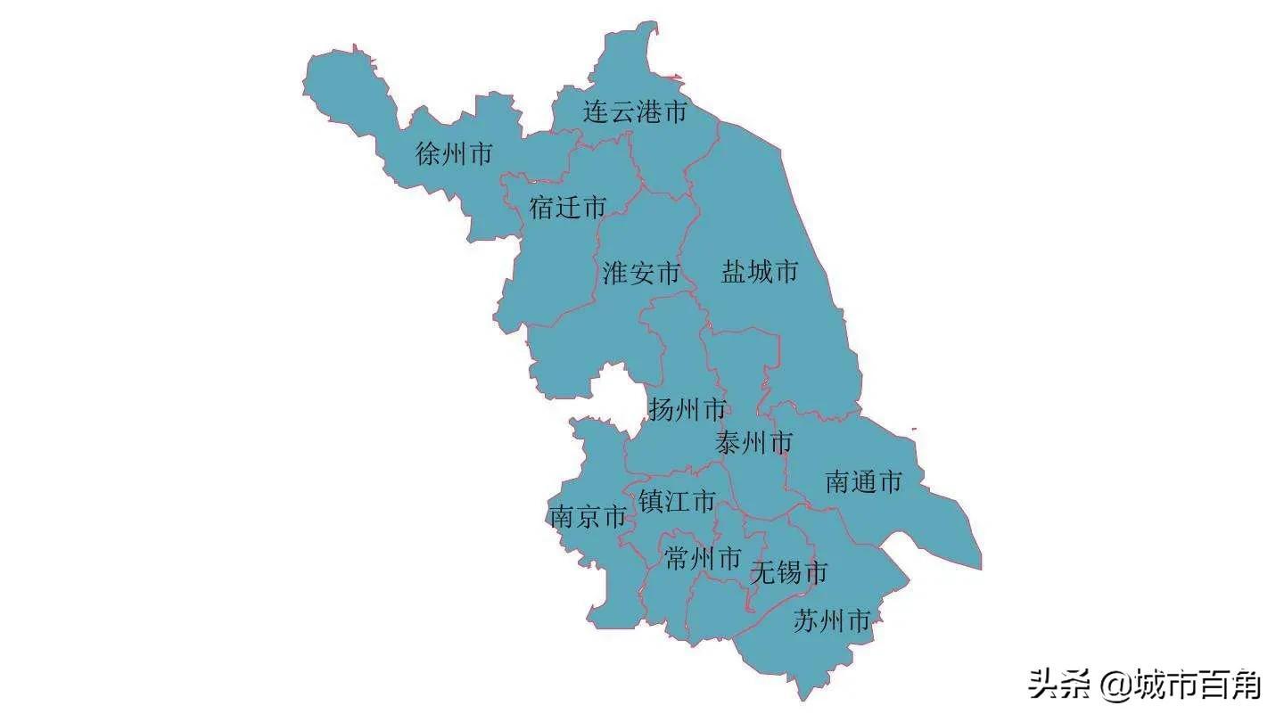 江苏gdp排行榜2023，22年江苏13市综合实力排名(附2023年最新排行榜前十名单)