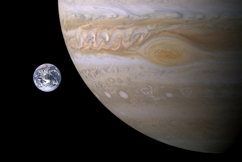 木星是地球的多少倍(木星体积相当于多少个地球)插图