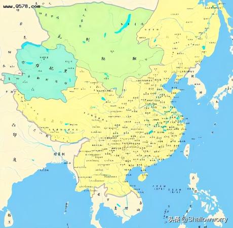 哪个朝代国土面积最大(中国面积最大的十大历史时期排行)插图5
