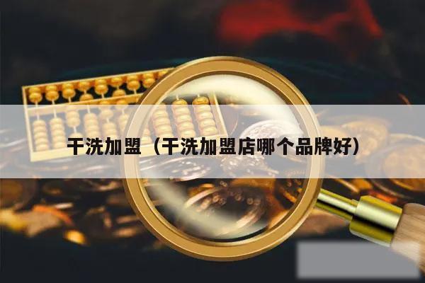 干洗加盟(干洗加盟店哪个品牌好)