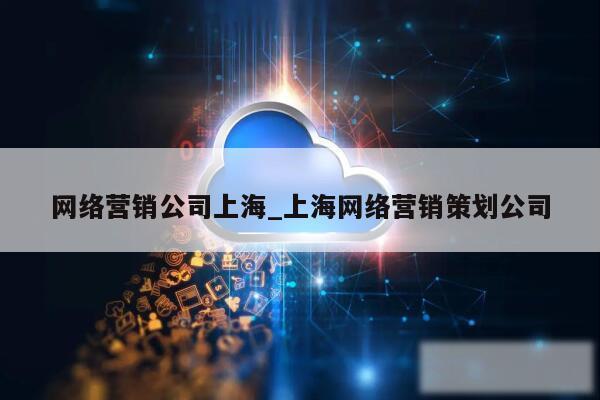 网络营销公司上海_上海网络营销策划公司