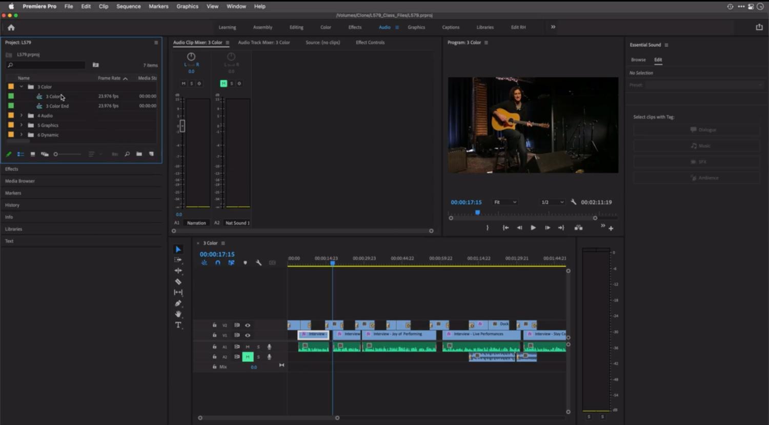 Adobe Premiere Pro的界面截图